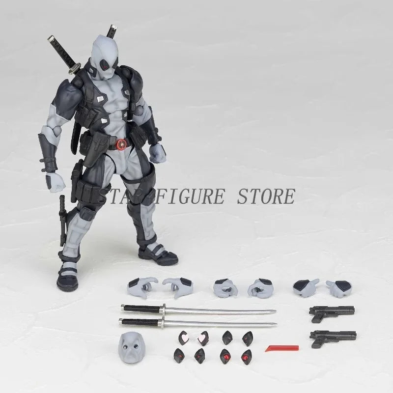 Amazing Yamaguchi Arkham Knight Action Figure Anime Movable Collectible Model Revoltech Arkham Asylum Bruce Wayne Figurine Toys