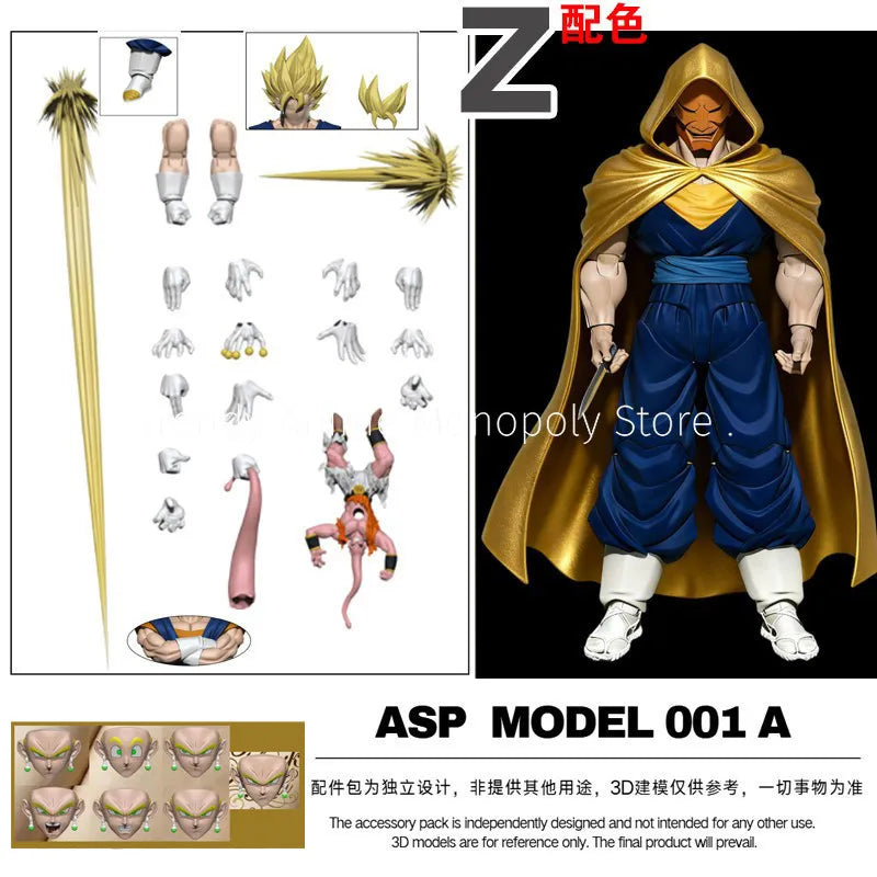 M-unitStudioVegito figura Dragon Ball Super Saiyan Dios Vegito Oni-mascarado Nightwalker Anime figuras de acción modelo juguetes