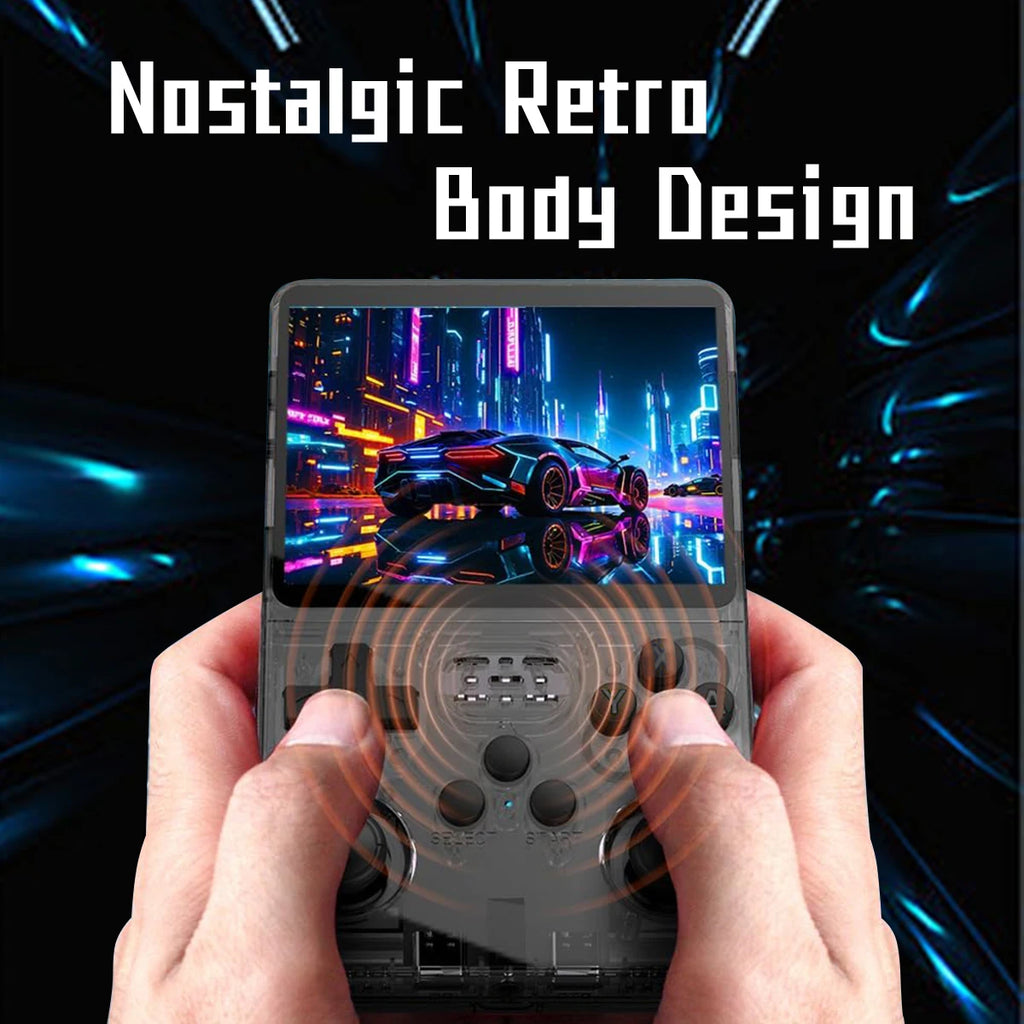 Tragbare R36S-Handheld-Spielekonsole, 3,5-Zoll-IPS-Bildschirm, Linux-System, Retro-Game-Player mit über 15.000 klassischen Spielen, Geschenk für Erwachsene und Kinder