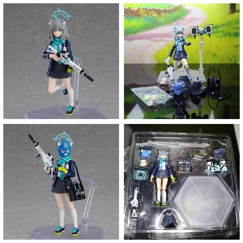 Pixiv Blue Archive Figma 567 SunaōKamishiroko Game Anime Joint Movable Doll Desktop Decoration Action Figures Boy'S Toy Gift