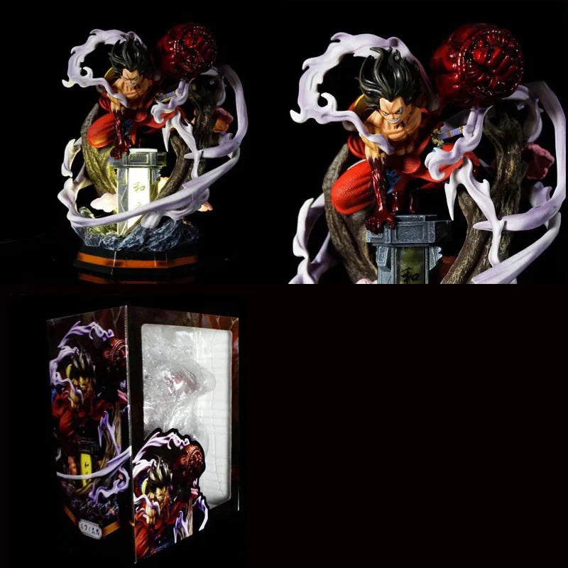 One Piece GK Anime Figur Modell Gear 4 Monkey D Luffy Actionfigur 24 cm Höhe Statue Sammlung Spielzeugpuppe Figma