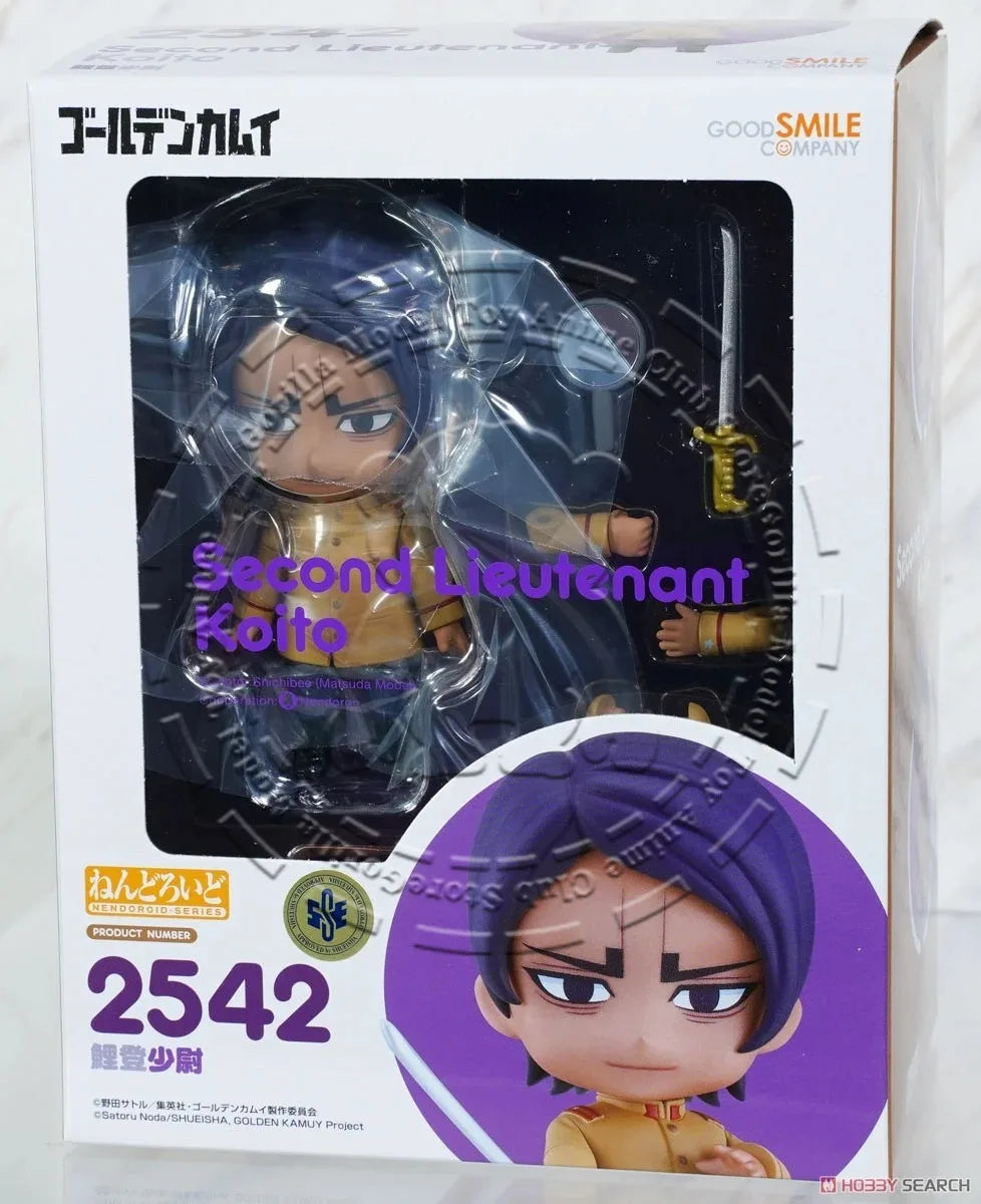 In Stock Original Genuine GSC Q version #2542 Second Lieutenant Koito 100mm Golden Kamuy Anime Action Figure Collectible Toy
