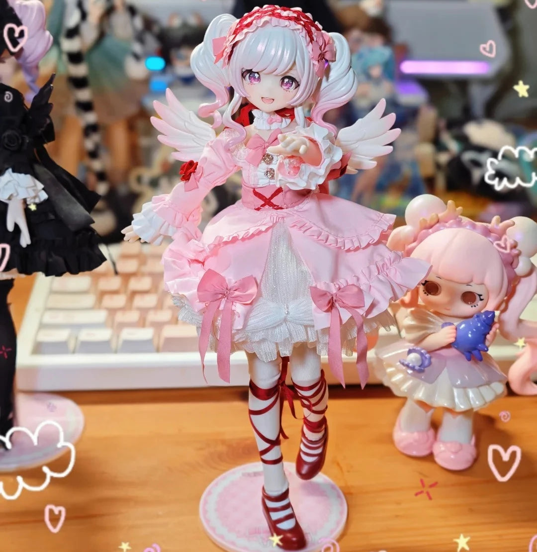 Light Nightmare Twin Hang Card Dream Weave Candy BJD Blind Box Peripheral Action Figure Ornament Articulated Doll Girl Toy Gift
