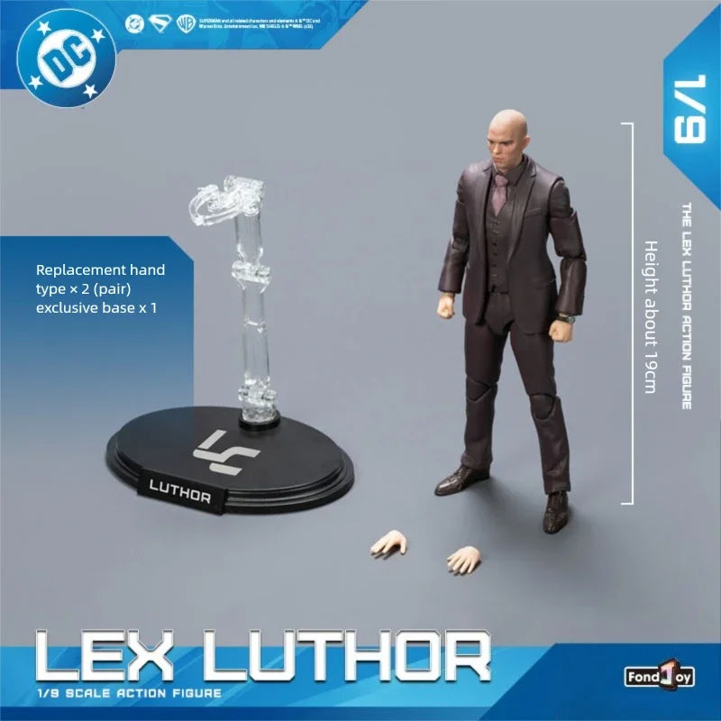 In Stock Fondjoy New Superman Movie Lex Luthor 1/9 Action Figure DC Superman Movie Version Figure Ornaments for Toy and Boy Gift