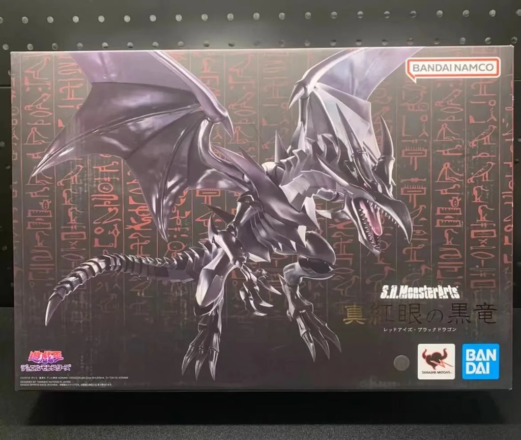 In Stock Original Bandai S.H.MonsterArts SHM Yu-Gi-Oh Dark Magician Anime Action Figure Model Toys