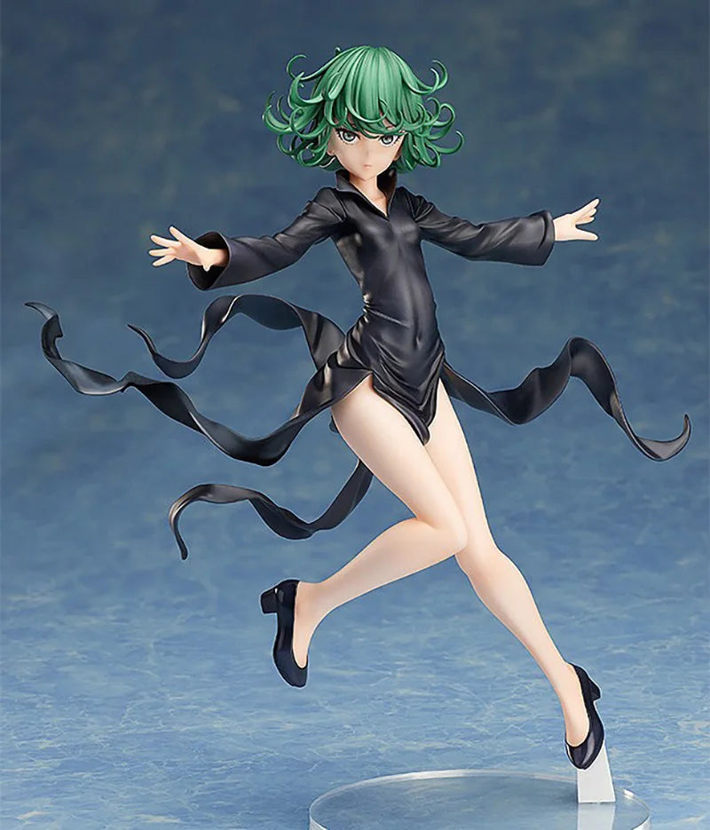 Anime One Punch Man Senritsu Shuddering Tatsumaki Action Figure Collectable Model Toys For Christmas Gifts 23cm