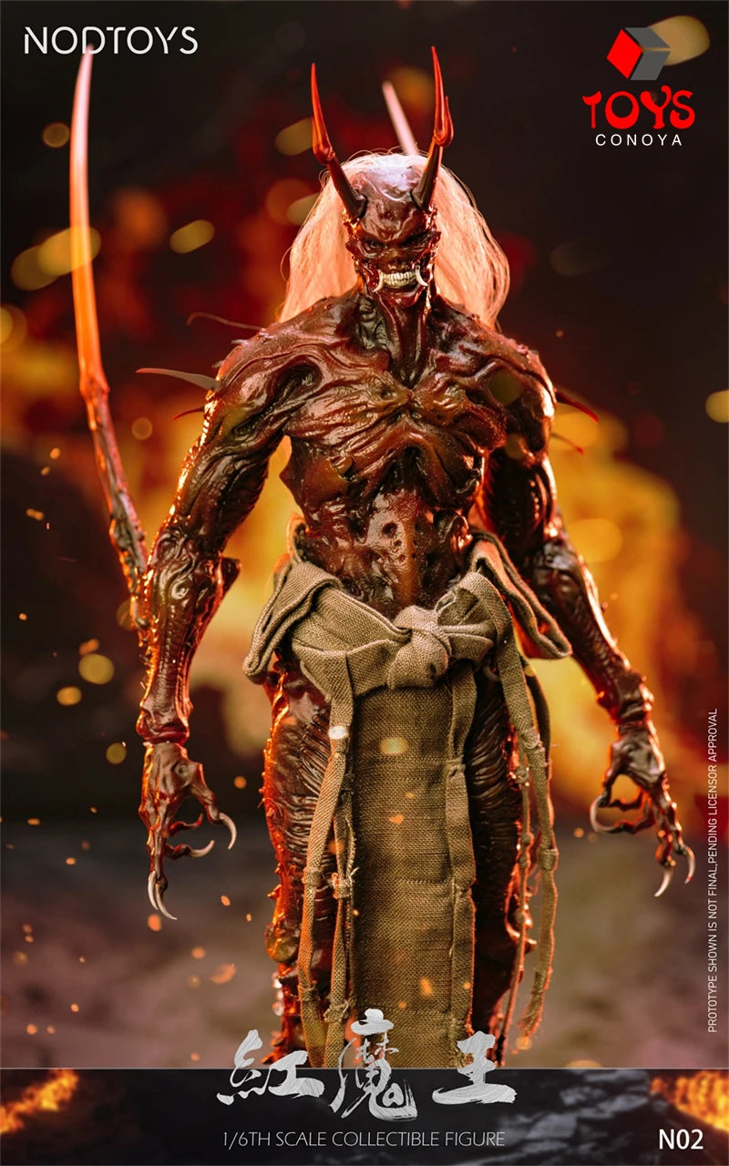 【2026 Q2】NODTOYS NOD-N02 1/6 Silicone Red Demon King Action Figure 12'' Soldier Figurine Full Set Model Collectible Toy