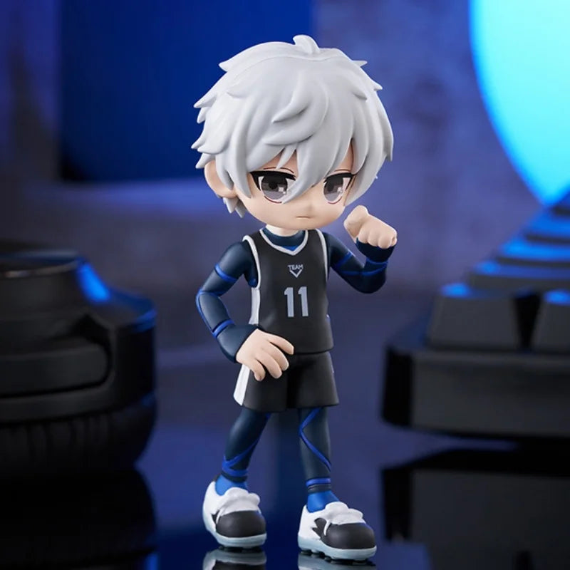 Blue Lock Kishinichi Chigiri Hyouma Ishimura Rin Q Edition Figure - Creative Anime Model, High-Value Doll Tabletop Ornament Gift