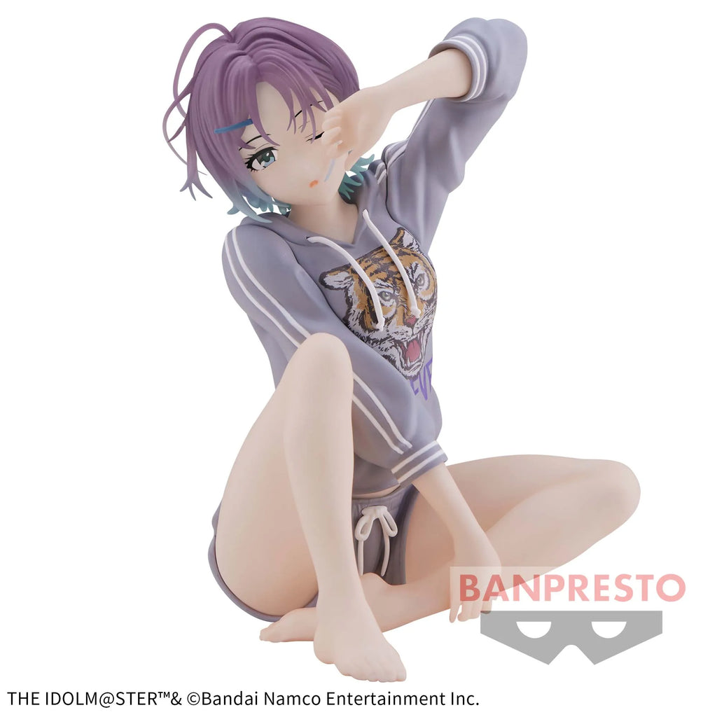 Bandai THE IDOLM@STER Asakura Tooru Sakuragi Mano Mitsumine Yuika Ichikawa Hinana Relax Time PVC Action Figure Model Toys