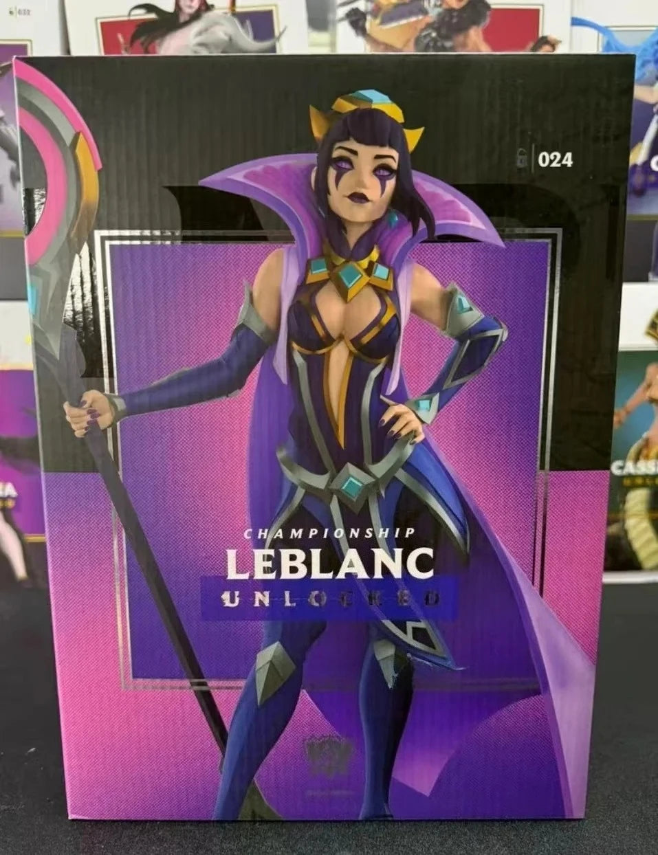 League of Legends LOL Champion Rose Trickster Fairy LeBlanc S12 Limited Sculpture.toys Gift  Anime Figure Model Toy