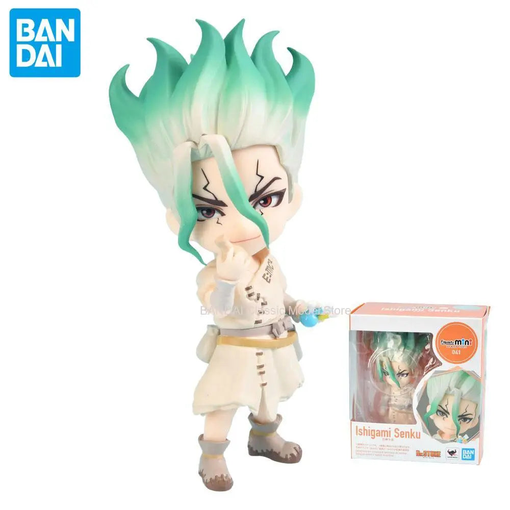 Genuine Official Original Bandai Figuarts Dr Stone Ishigami Senkuu Action Figure Anime Genuine Collectible Boxed Model Dollstoy