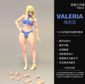 Hot 18cm Fury Action Anime Figures Joint Movable Doll Female Voxel Tri Color Soldier Super Flexible Body Model Collect Ornaments