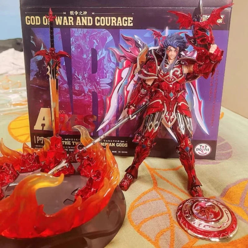 Toypoint/TP Model Saint Seiya Myth Cloth EXM Ares God of War SOG Totem/Object Knights of The Zodiac Anime Action Figure Toy