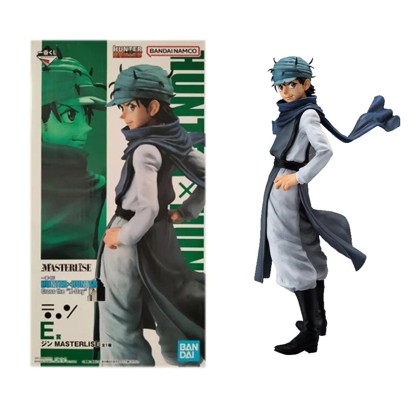 BANDAI Genuine Ichiban Kuji HUNTER×HUNTER Cross the X-Day Aluka Killua Illumi Zoldyck Hisoka Anime Action Figure Toys Gift Model