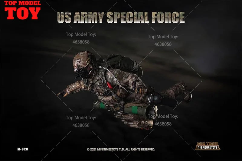 mini times toys M028 1/6 Scale US Army Special Forces Parachute Jump Full Set Moveable Solider Action Figure For Hobby Gift