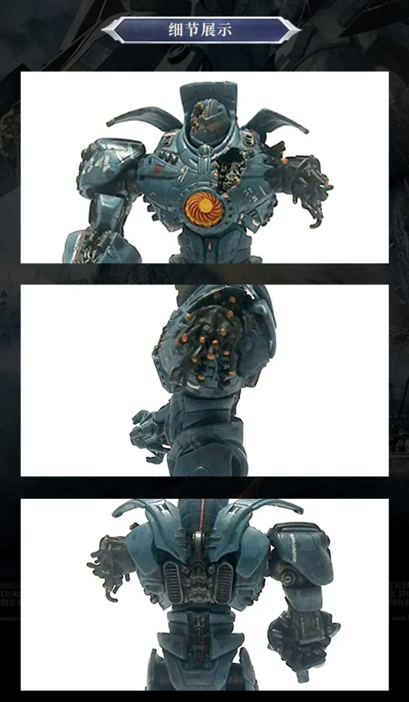 New War damaged version Gipsy Danger mecha Joint mobility Action Figures PVC Model Statue Toys doll Gifts