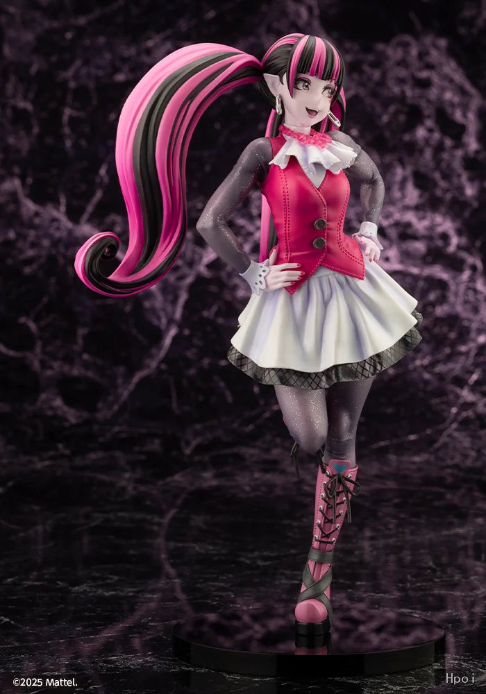 In Stock Original KOTOBUKIYA Beautiful Girl Statue Monster High Draculaura 26cm Animation Decoration Model 1/7 Doll  New Product