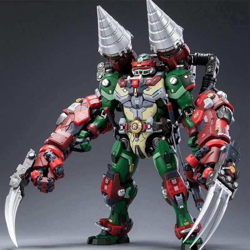 Presell Teenage Mutant Ninja Turtles Raphael Hb0013 Mecha Alloy Model Electric Gatling Collection Toy Give Boyfriend Gift