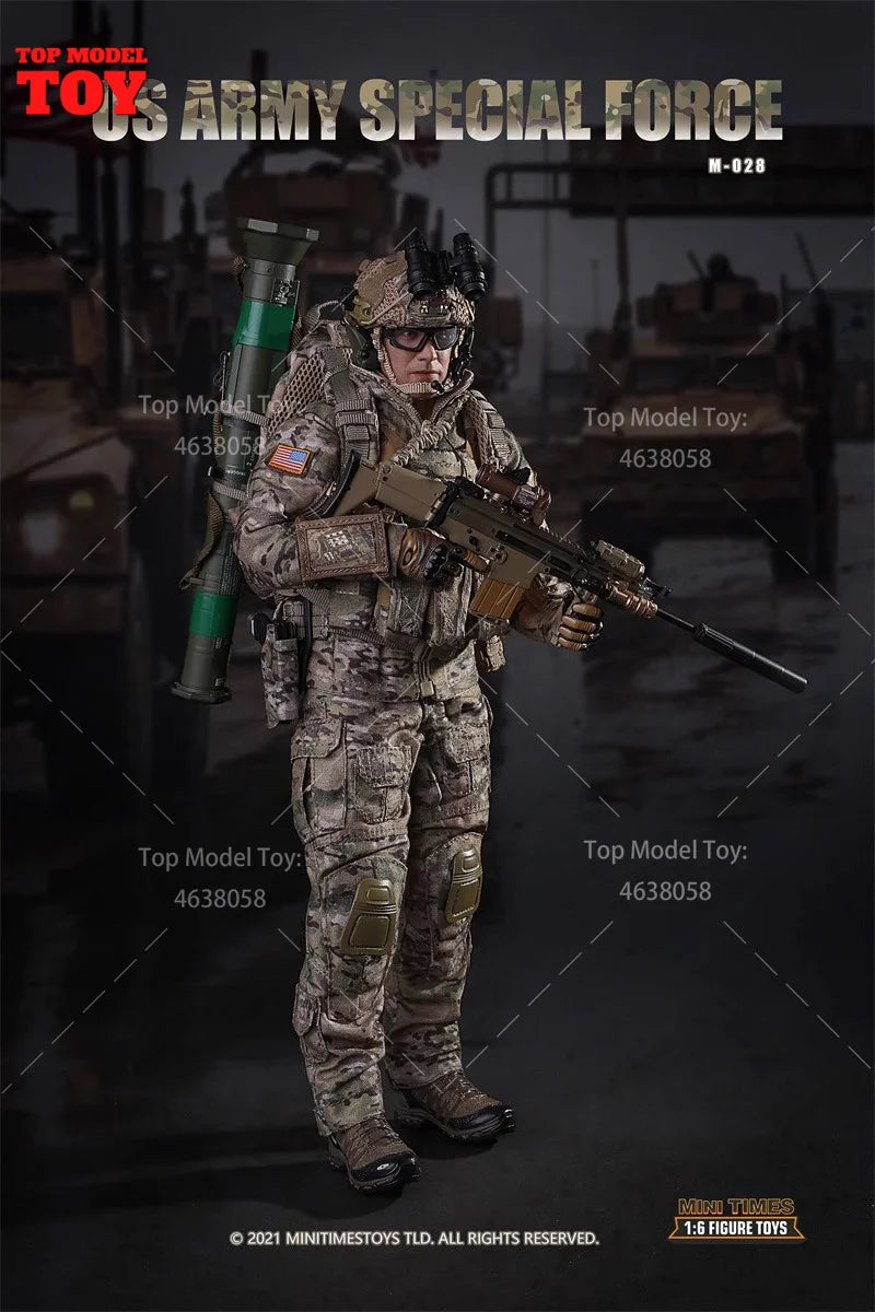 mini times toys M028 1/6 Scale US Army Special Forces Parachute Jump Full Set Moveable Solider Action Figure For Hobby Gift