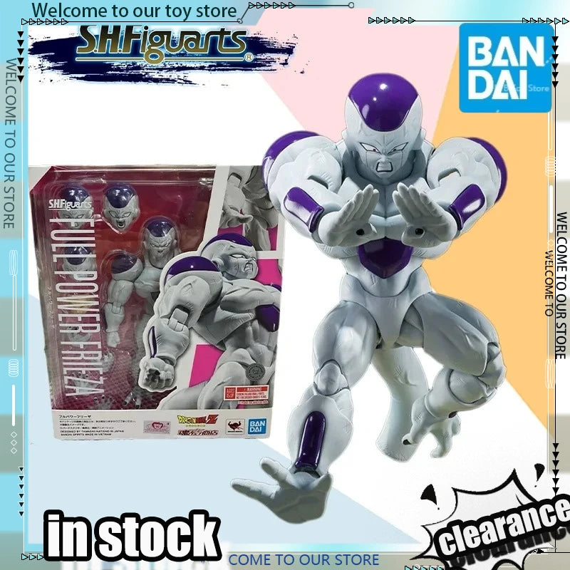 In Stock Bandai Original S.H.Figuarts SHF Dragon Ball Frieza Full Power Anime Action Figure Collectible Model Toy Gift for Kids