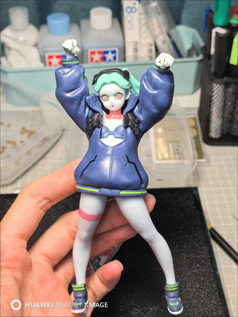 Hot Sales 22cm Cyberpunk #2077 Edgerunners Anime Figure Super Hacker Edge Walker Lucy Action Figure Collection Model Doll Toys