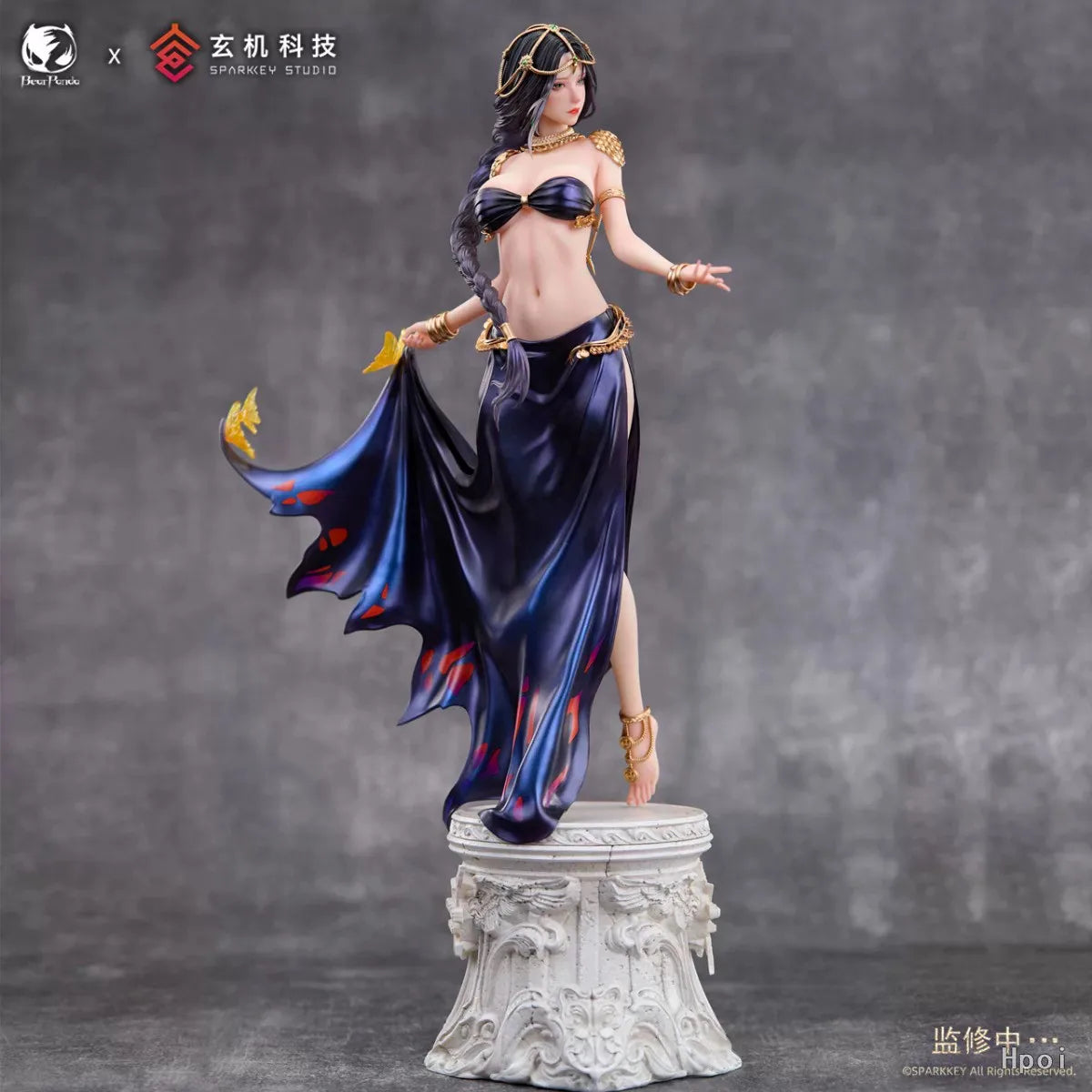 Genuine Bearpanda Xuanji Technology Ghost Blade Hai Qinyan Wind Chime Encounter 1/6 Model 40cm Desktop Ornament Collectible