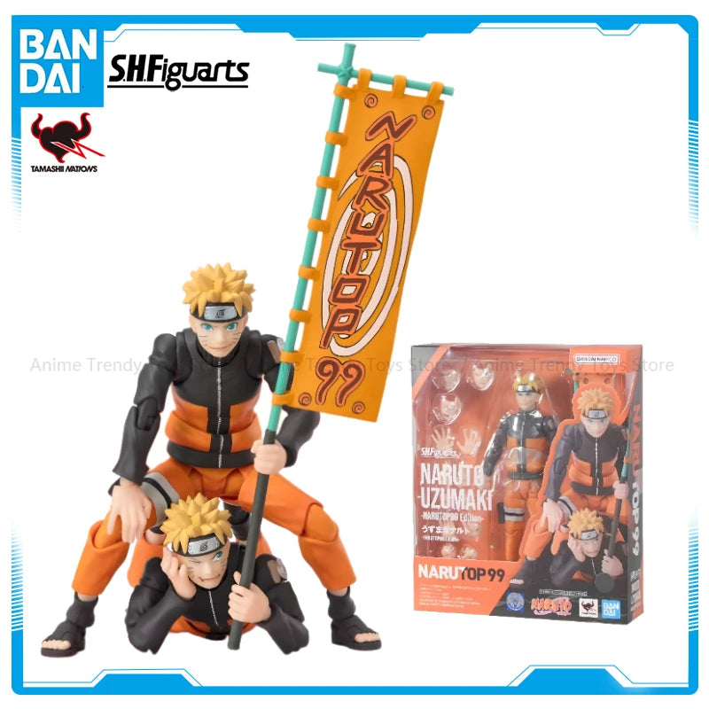 In Stock Bandai S.H.Figuarts Shf Naruto top 99 Uzumaki NARUTOP99 Edition Action Figure Collectible Toy Gift WY
