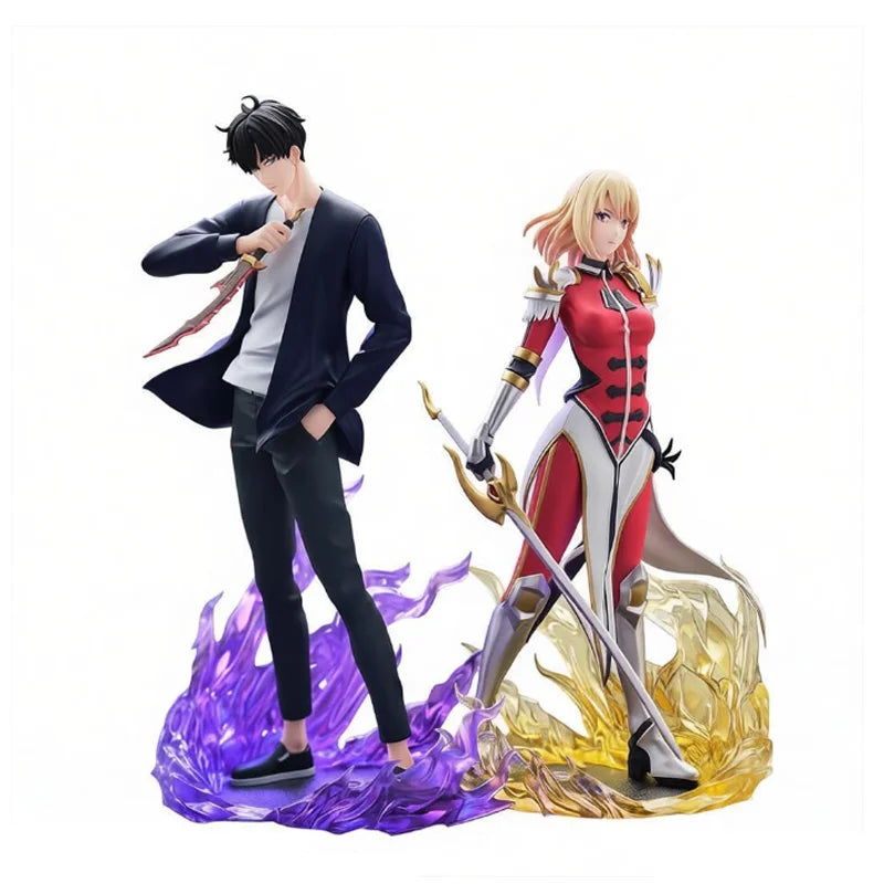 [Original] Genuine In Stock Sega Solo Leveling Xrosslink Sung Jin Woo Cha Hye Yi PVC Anime Figure Model Collector Figurine Toys