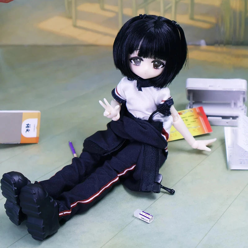 1/8 Mjd Movable Doll Girl Body Series 21cm Trendy Anime Figurines Collectable Girlheart Toys Ornaments Gift