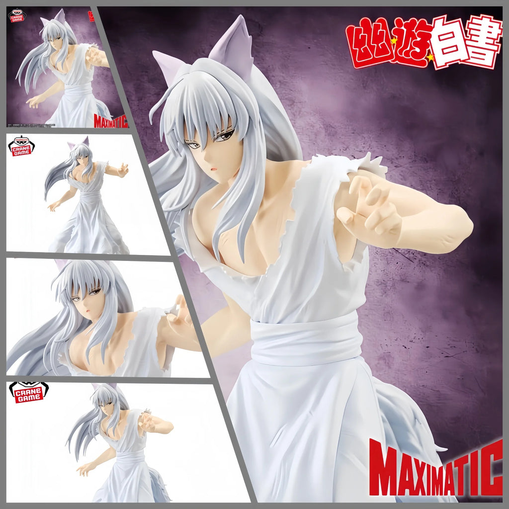 Genuine Bandai Banpresto Yuyu Hakusho Maximatic Youko Kurama Standing Figure Figure Model About 23Cm Desktop Ornament Gifts