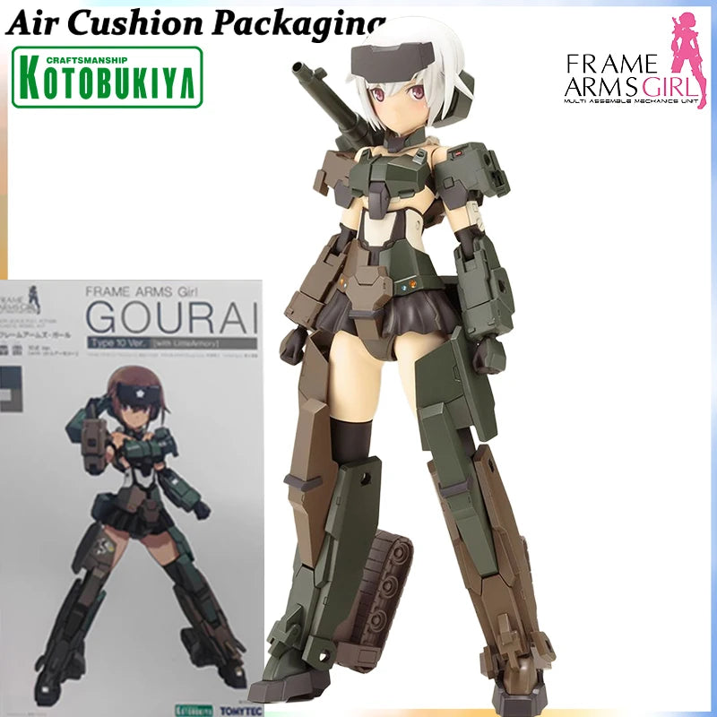 Kotobukiya FAG Genuine FRAME ARMS GIRL Series GOURAI Complete GOURAI Kai 1.0 2.0 Samurai Armory TV Ver Action Figures Model Toys