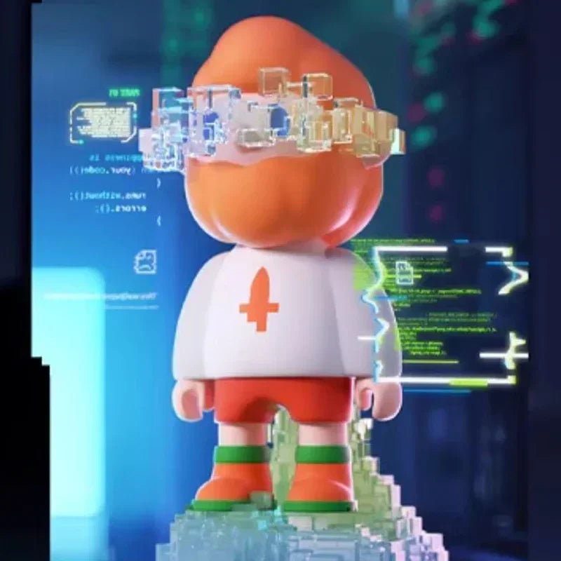 Finding Unicorn FARMER BOB Next Generation Pixel Universe Series Blind Box Toys Kawaii Anime Action Figure Surprise Mystery Box