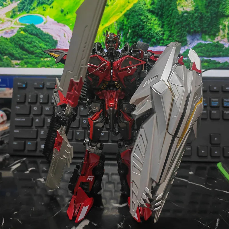 BAIWEI 18CM Neues Transformationsspielzeug Anime-Actionfigur Junge Cooles Feuerwehrauto Wunderschön bemaltes Roboterautomodell SS61 TW-1024