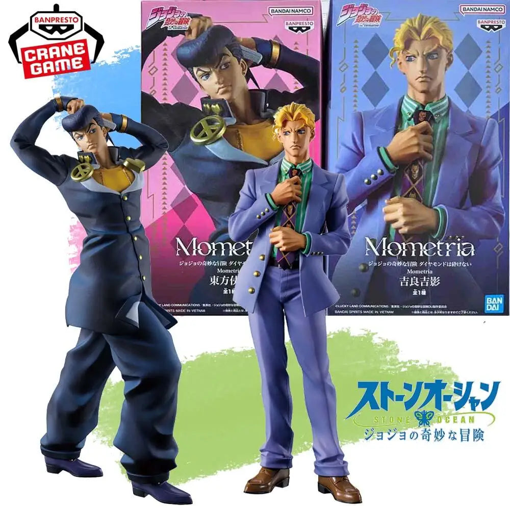 Genuine BANPRESTO JoJos Bizarre Adventure Diamonds Are Unbreakable Mometria Josuke Higashikata Yoshikage Kira Figure Anime Model