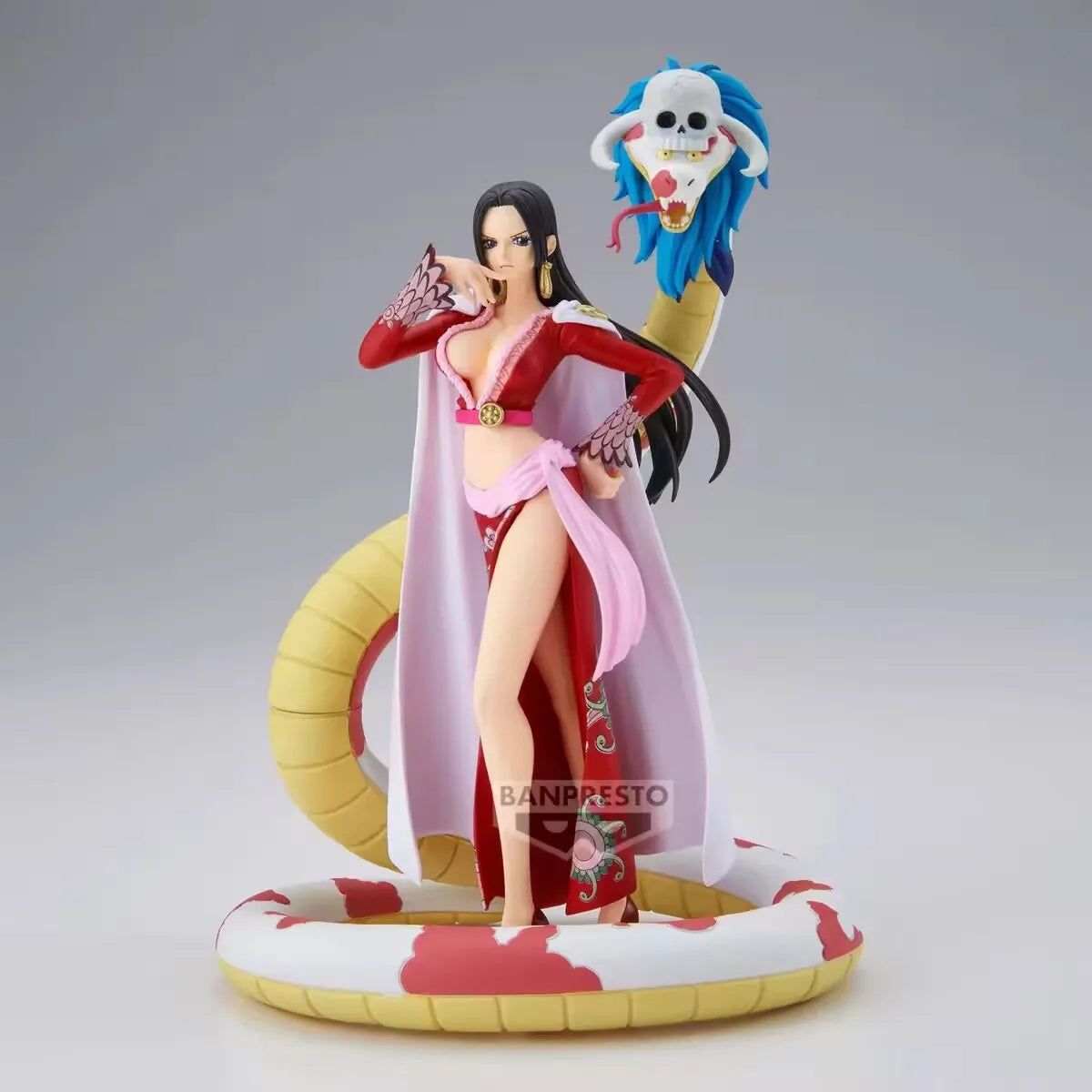 Neue One Piece Figur POP Snake Man Kaiserin Schlange Ji Han Cook Modell Desktop Dekoration Ornament Anime Handgefertigt