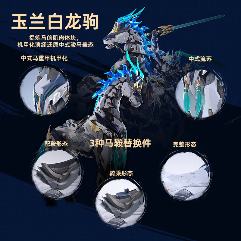 Motor Nuclear Zhao Yun Alloy Model Mnp-Xh05 Zhaoyun Animation Action Figure Skeleton Assembly Mecha Toys Holiday Birthday Gifts