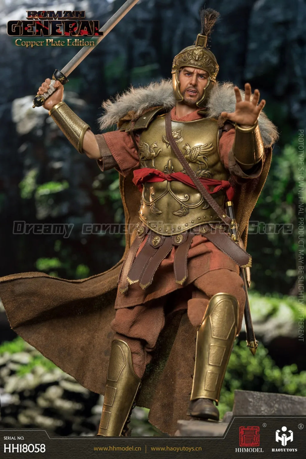 【In Stock】HHMODEL HAOYUTOYS HH18058 Imperial Legion General Bronze Edition 1/6 Action Figure Model Collection