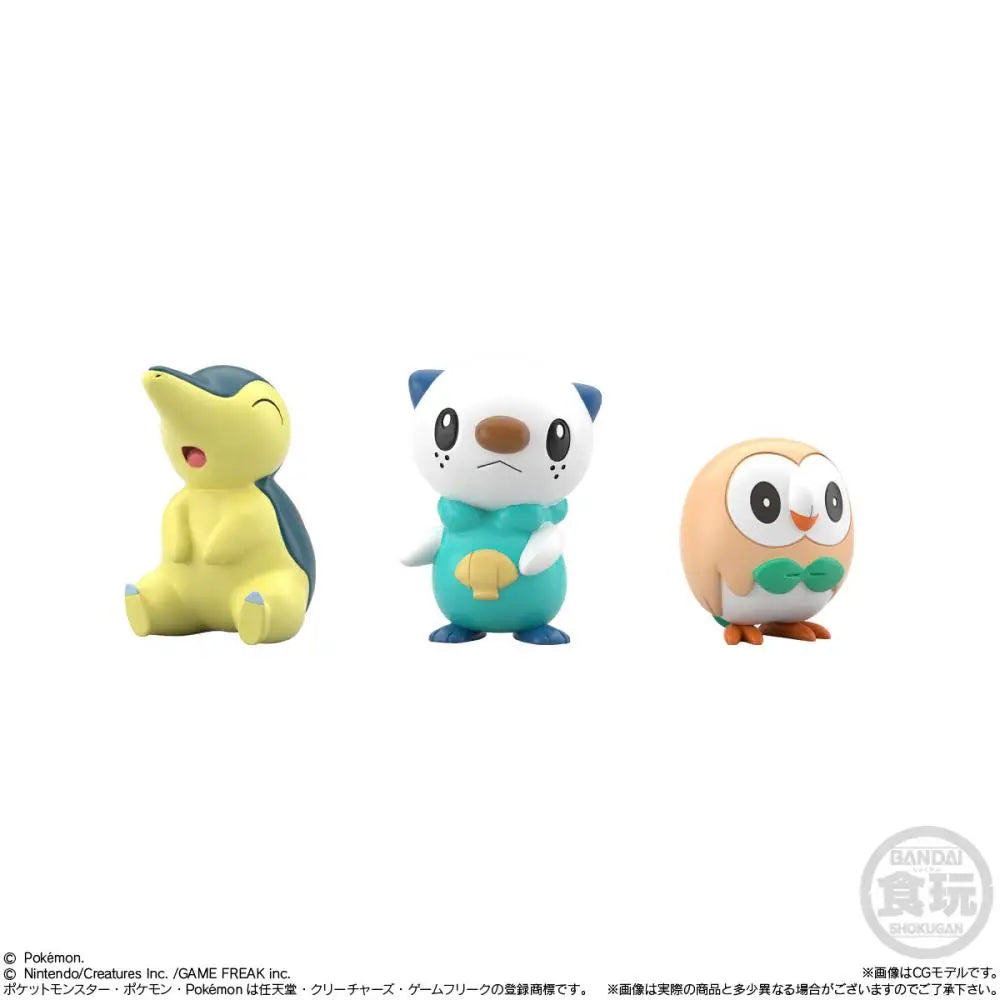 New in Stock BANDAI Pokemon Scale World Hisui Set Gosanke Zorua Candy Toys Figurine Anime Merchandise Gift
