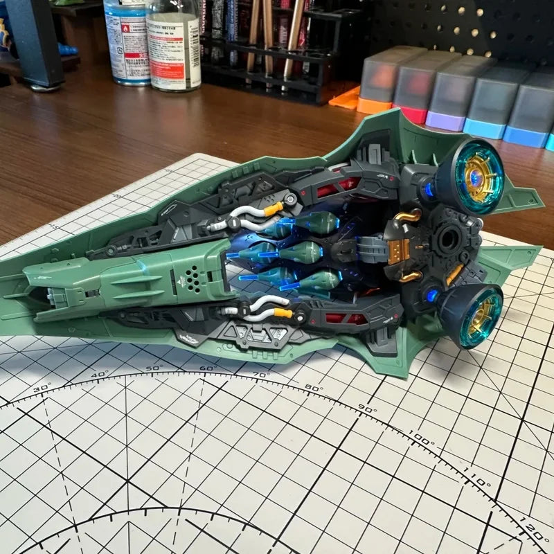 In Stock AXIS MODEL WORKS OSIRIS AERIAL DOMINATOR 1/100 Assembling Movability Model Toys Mecha NZ-666 Kshatriya LED LIGHTING KIT