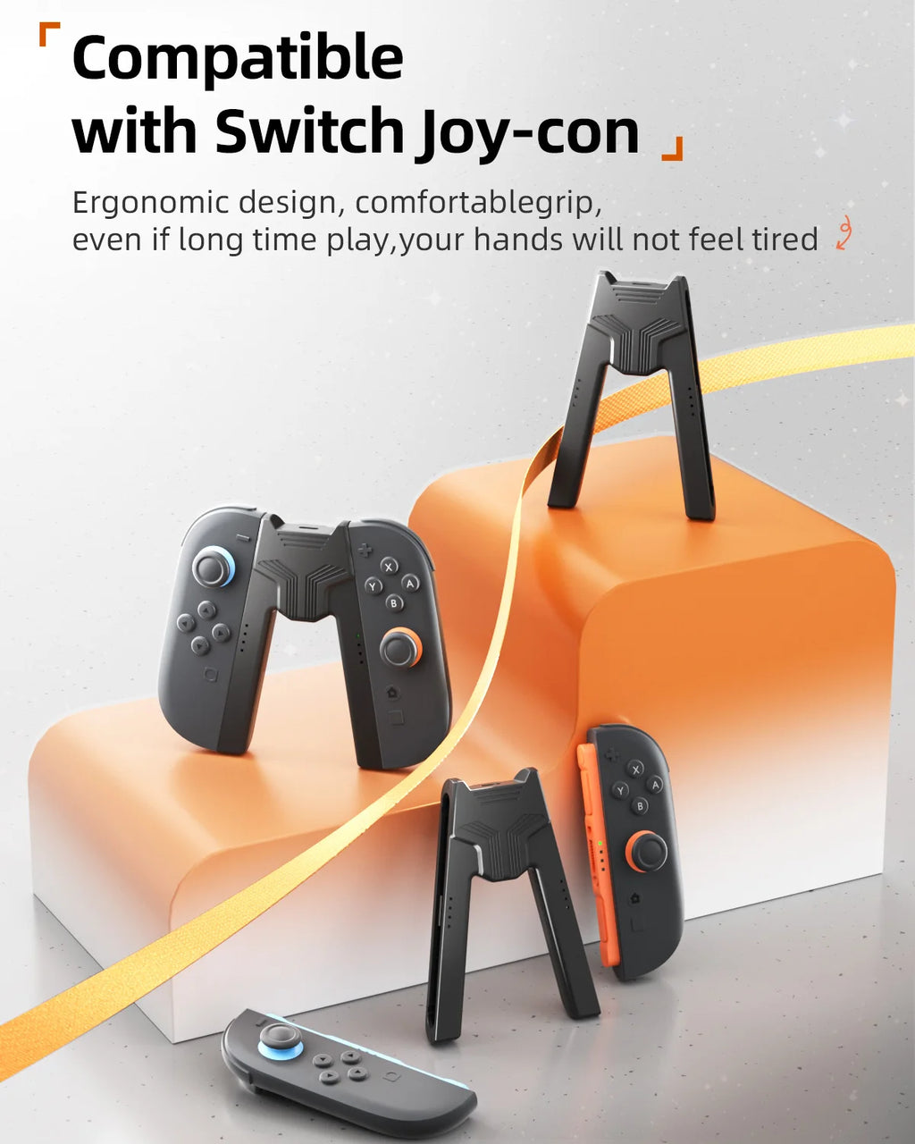 Aolion Für Schalter 2 Freude-con Lade Griff Halterung Tragbare Dual Lade Halter Griff Controller Griff Für Schalter 2 Zubehör