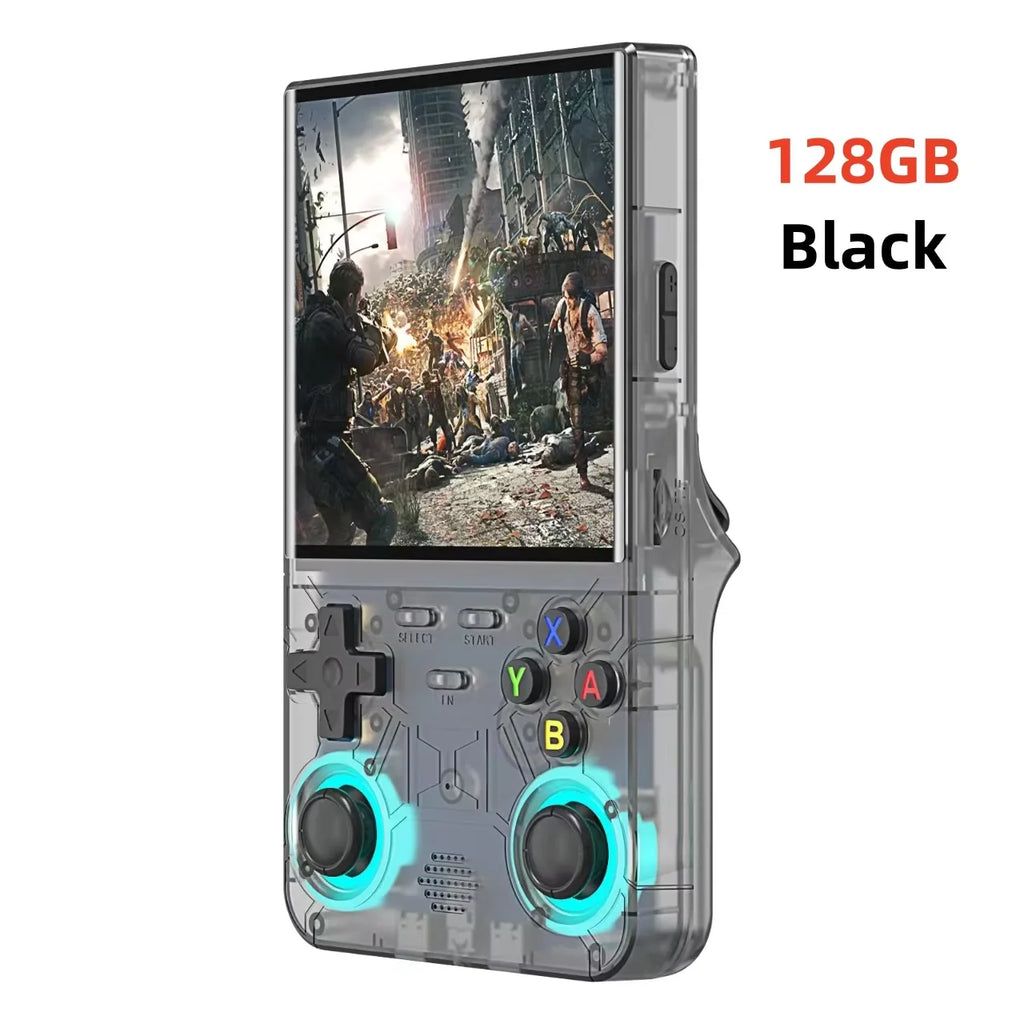 Retro R36 Ultra Handheld Video Game Console IPS Screen 128GB Games Portable Pocket Player Linux System R36S R36 PRO