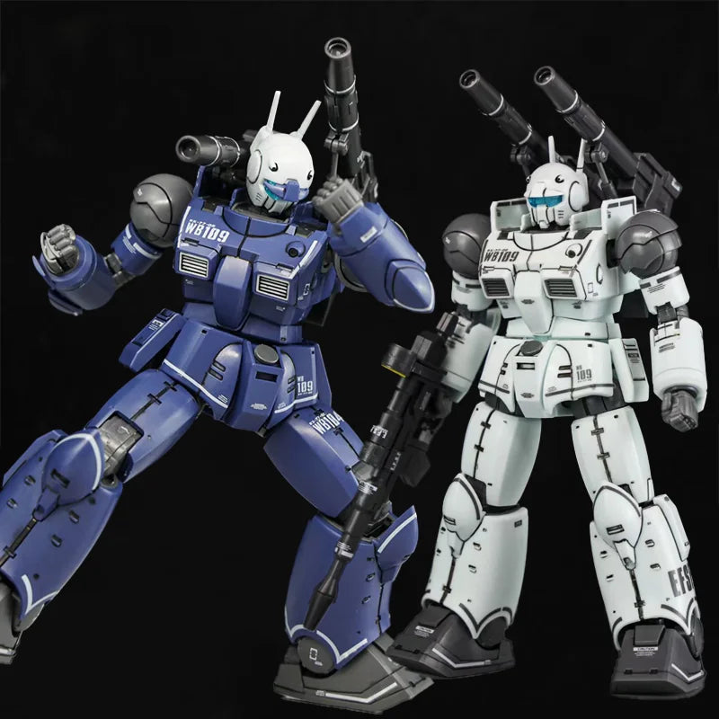 Guncannon From Cucuruz Doan's Island HG1/144 Laser Cannon Blue And White Colors Assembly Model Kit Action Figures Kids Toy Gift