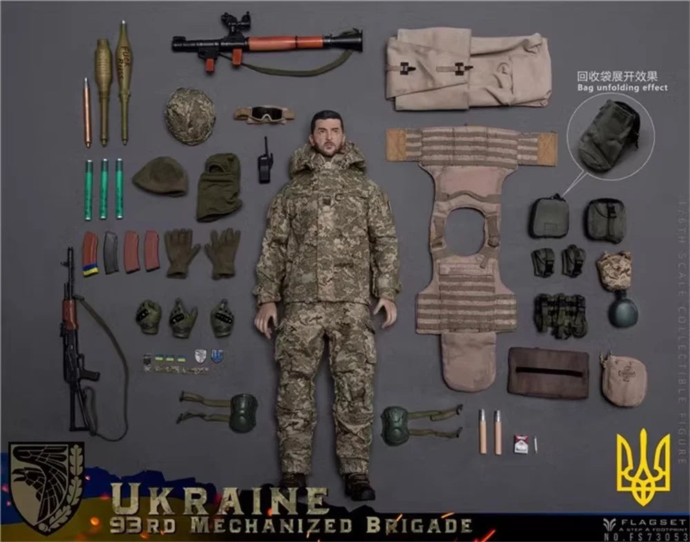 1/6 Flagset FS 73053 War Battle Soldier Warrior Operator Full Set Moveable Action Figure Gift For Fans Collect