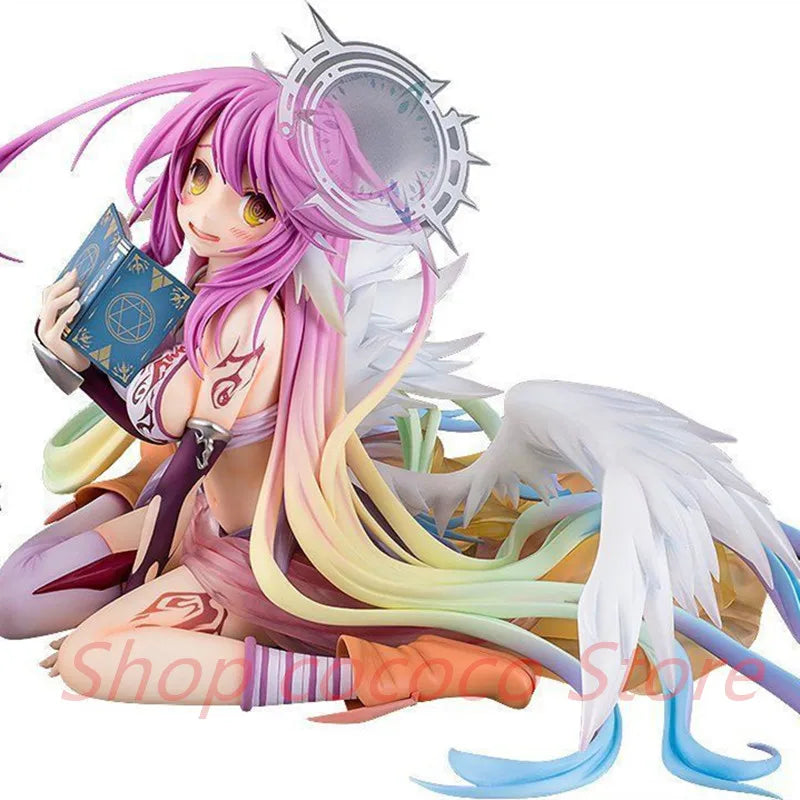 Anime Kein Spiel Kein Leben Jibril Engelsflügel PVC Figur Actionfigur Sammlermodell Puppenspielzeug 14cm