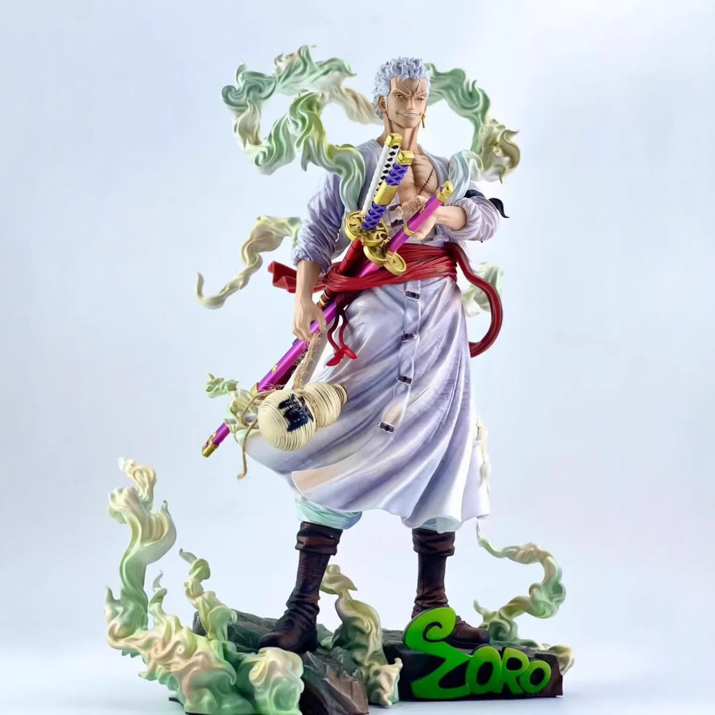 In Stock 28cm FIT Nika Zoro One Piece Anime Figure Collectible Model Statue Desktop Decoration Pvc Figurine gifts