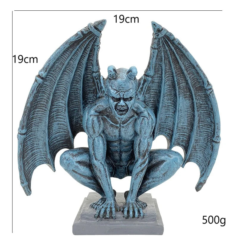 Teufel Satan Engel Figur Ornament Engel Denkmal und Erlösung Statue Wohnkultur Harz Kunsthandwerk Büro Dekoration