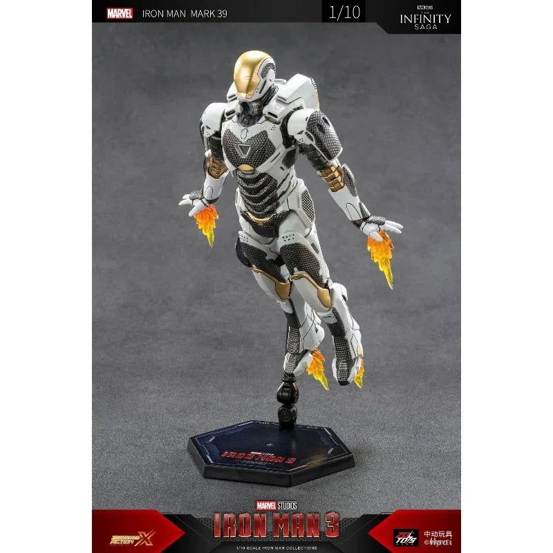 Original ZD TOYS MARVEL Iron Man Iron Man MK39 No lights Anime Figure Toys Model Ornaments