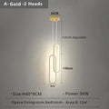 Modern Minimalist LED Pendant Light Chandelier For Bedroom Restaurant Living Room Gold Black Hanging Lamps Decoration Led Lustre