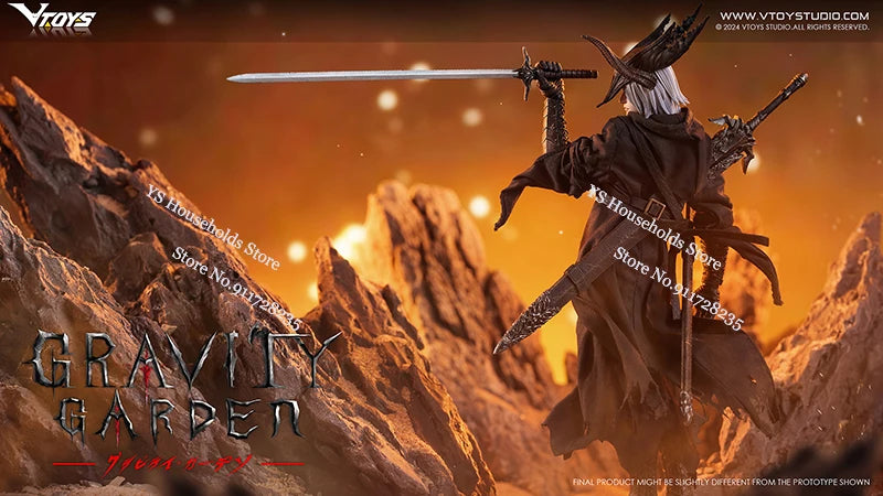 In Stock VTOYS Studio VSD009 1/12 Dragon Monster Hunter Gravity Garden 17cm Cloth Action Figure Long Sword Ornament Soldier