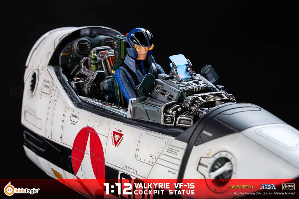 【In Stock】Original KidsLogic Robotech VF-1S Macross COCKPIT STATUE 1/12 Toys Ornaments Gifts